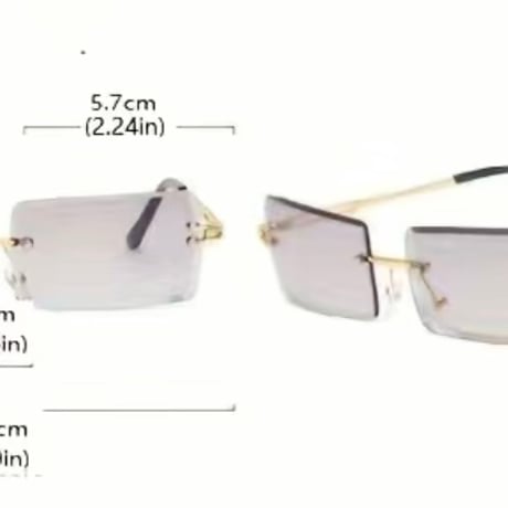 Rimless Sunglasses