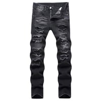 clash denim skinny