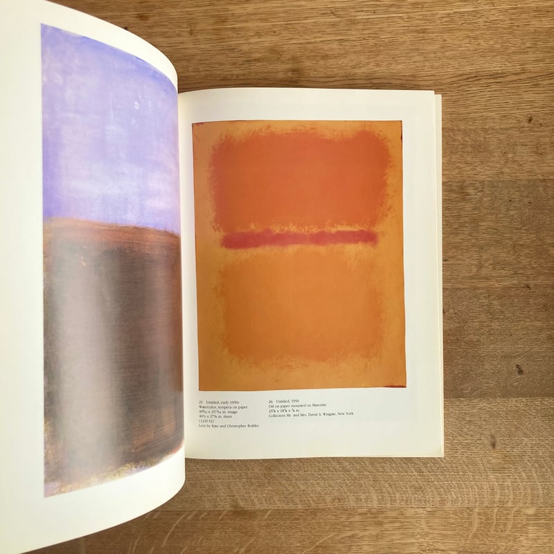 MARK ROTHKO｜WORK ON PAPER | WHITEGREEN GALLERY