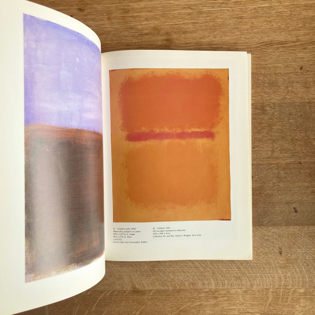 MARK ROTHKO｜WORK ON PAPER | WHITEGREEN GALLERY