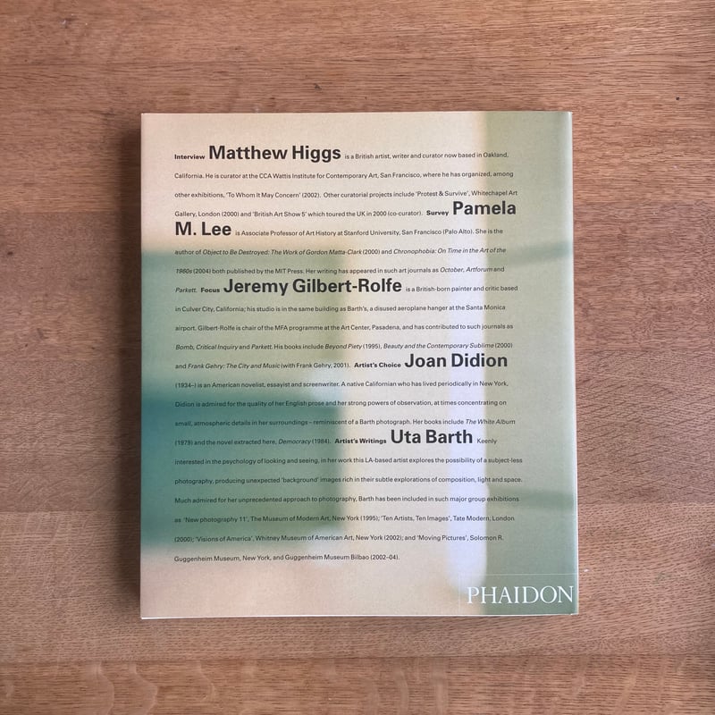 Uta Barth | WHITEGREEN GALLERY