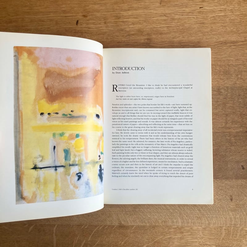 MARK ROTHKO｜WORK ON PAPER | WHITEGREEN GALLERY