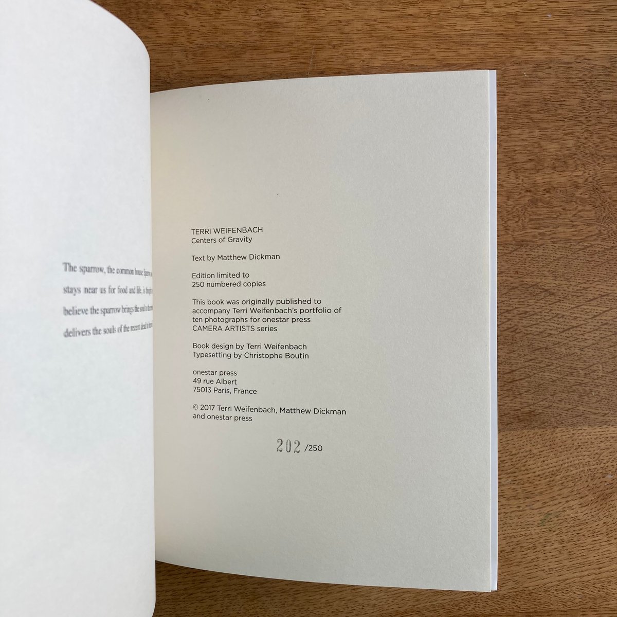 サインあり　Terri Weifenbach 新品未開封 サインあり Terri Weifenbach 新品未開封