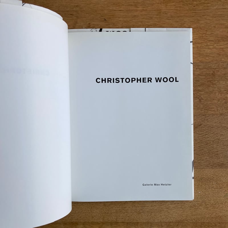 CHRISTOPHER WOOL | WHITEGREEN GALLERY