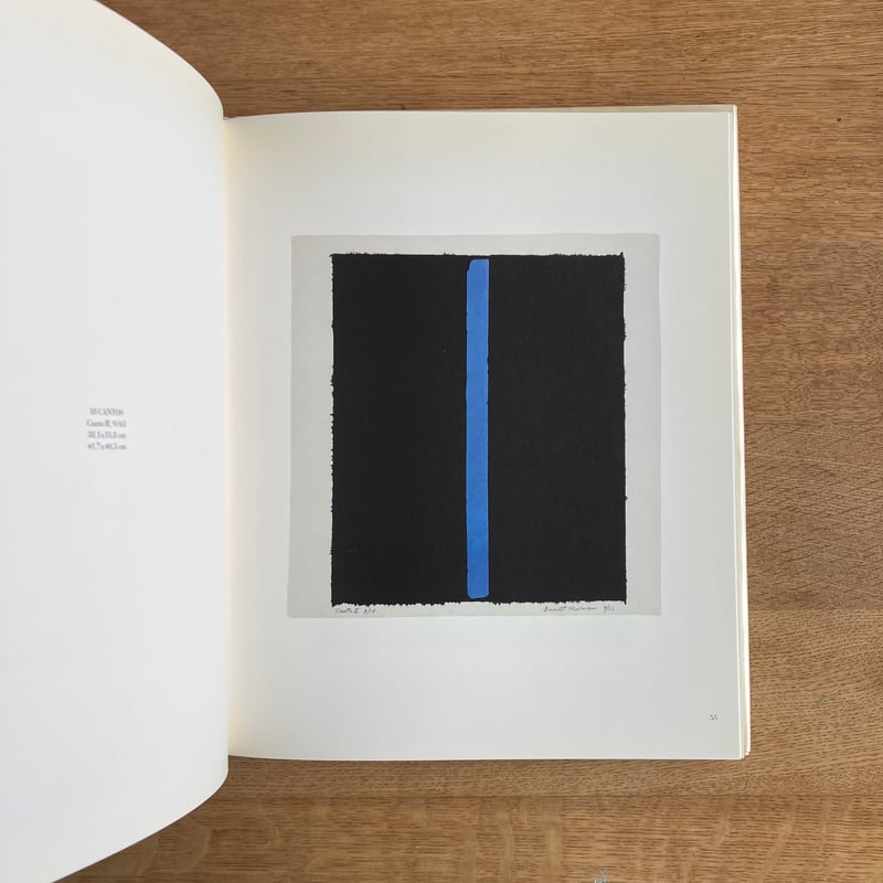 バーネット・ニューマン版画集 英文)バーネット・ニューマン画集 Barnett Newman(Harold