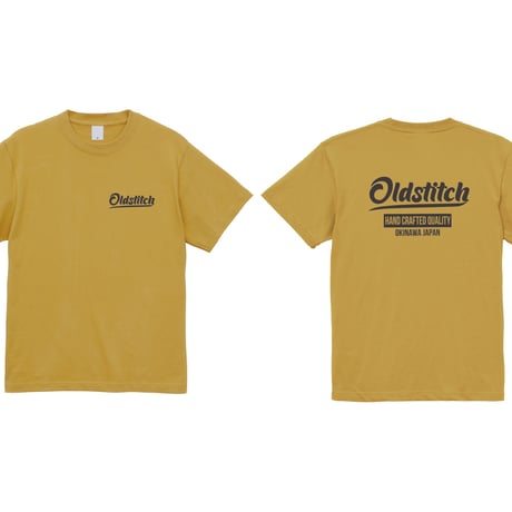 OLDSTITCH  Logo T-shirt  "Vintage Yellow"