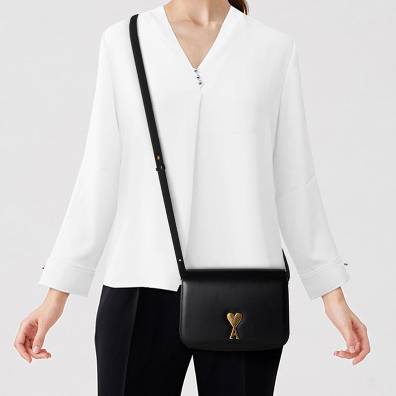 AMI PARIS Paris Paris Bag / Black | parisianpal AMI PARIS Paris Paris Bag / Black | parisianpal