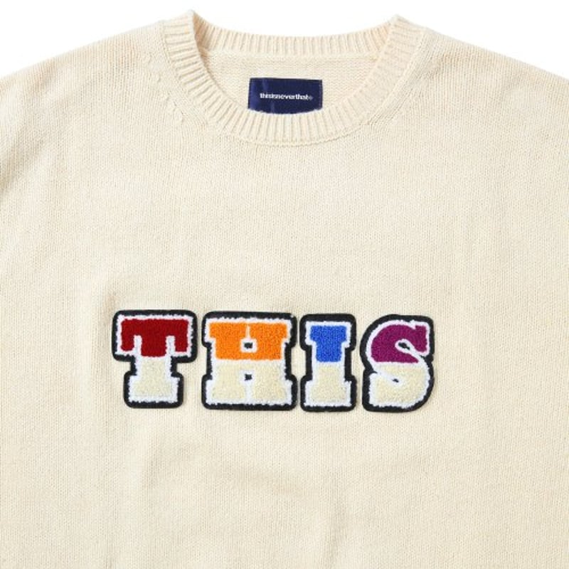 IMP./ 鈴木大河さん着用商品 】THIS/THAT Knit Sweater Ivor