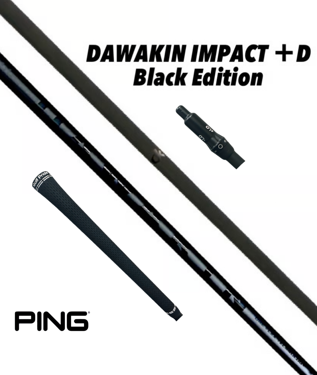 DAWAKIN IMPACT＋D Black Edition PINGヘッド対応スリーブ＆グリ