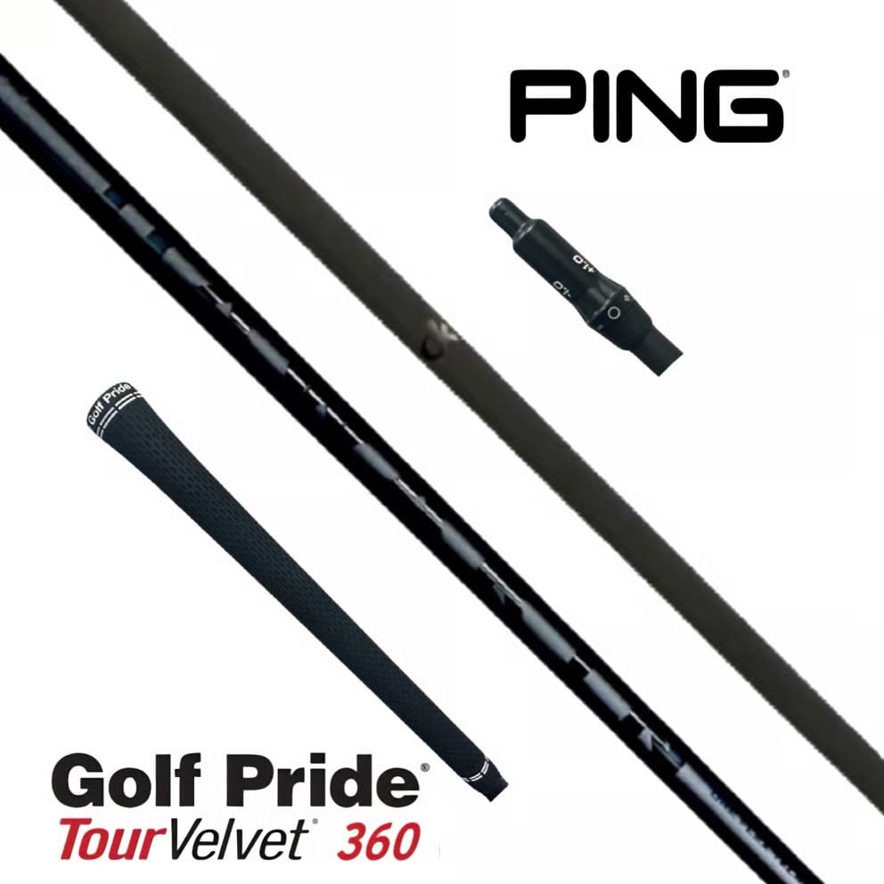 DAWAKIN IMPACT +D BLACK EDITIONダワキンシャフト DAWAKIN IMPACT＋D Black Edition PINGヘッド対応スリーブ＆グリ