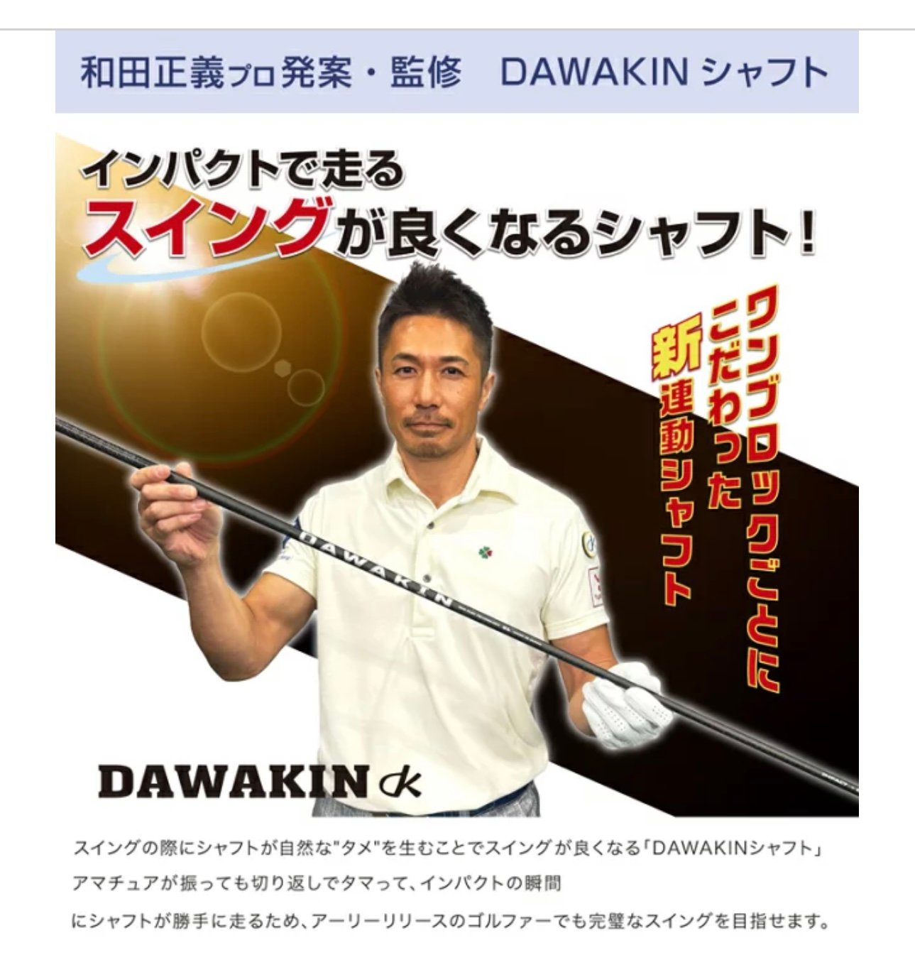 ダワキンシャフト DAWAKIN IMPACT＋D ゴルフ original