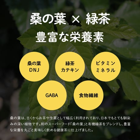 【お得な定期便】オニまる茶　桑の葉緑茶（粉末タイプ 50ｇ）