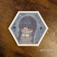 そばかすの女の子 複製キャンバス