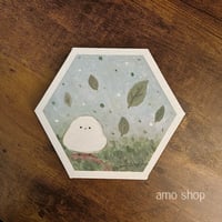 雪の鳥 複製キャンバス