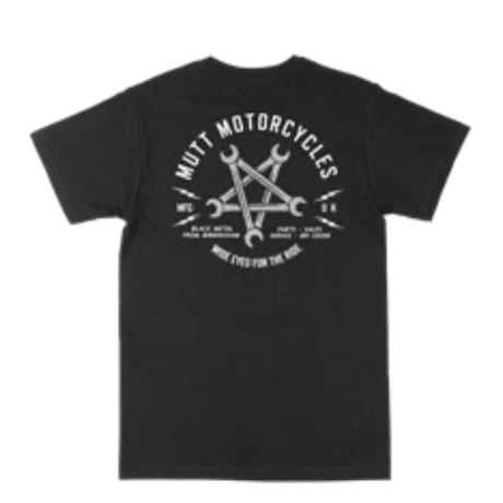 MUTT MOTORCYCLES APPAREL SPANNERGRAM T-shirt  MUT-27B