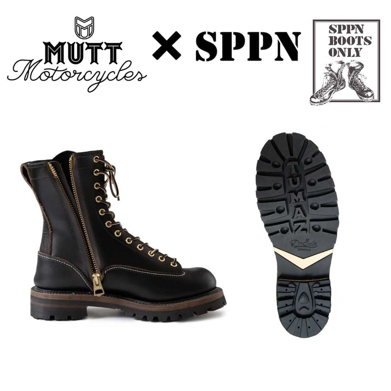 MUTT×SPPN LACE BOOTS TANK 8INCH 8インチ レースブーツ コラボ MUTT×SPPN LACE BOOTS TANK 8INCH 8インチ レースブーツ コラボ