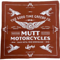 MUTT MOTORCYCLES APPAREL PIONEER BANDANA MUB-01