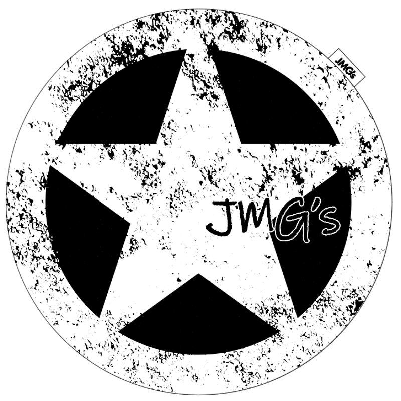 スペアタイヤカバー スター レザー調ブラック | JMG's ORIGINAL