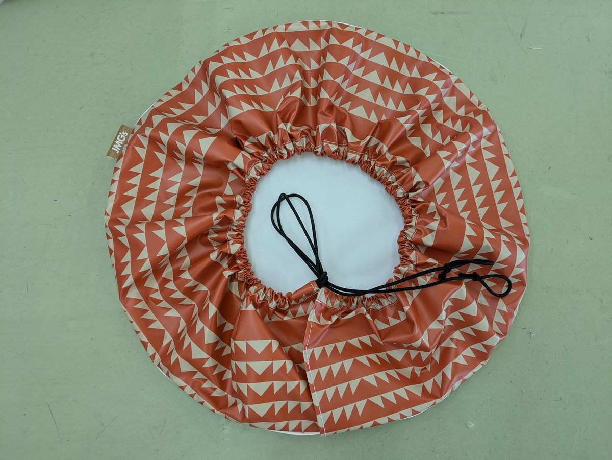 GRANT グラント RG-9 ダイヤ柄 内装リペア済み M～L ビンテージ 04 スペアタイヤカバー オルテガ柄 オレンジ | JMG's ORIGINAL