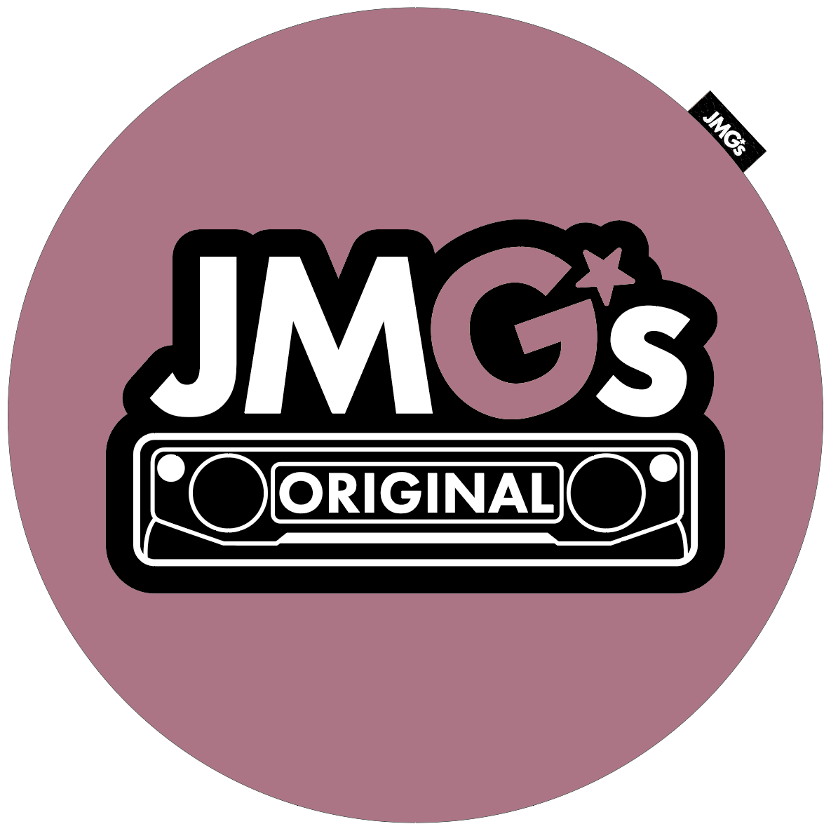 18 スペアタイヤカバー JMG'Sロゴ くすみピンク | JMG's