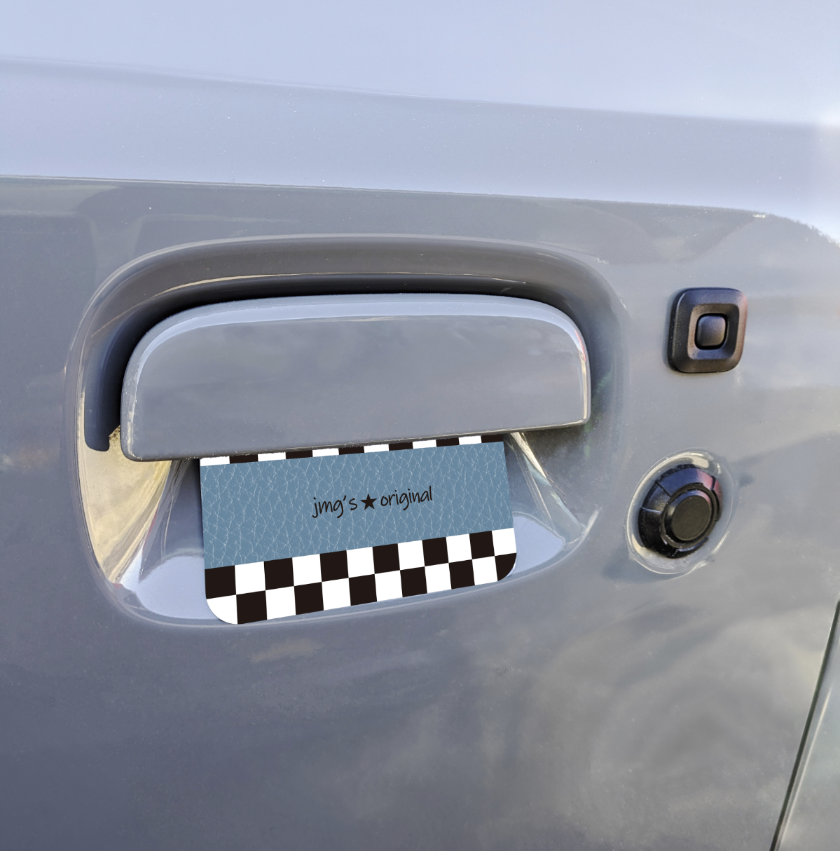 ドアガード マグネット(2枚セット) チェッカー柄 | JMG's