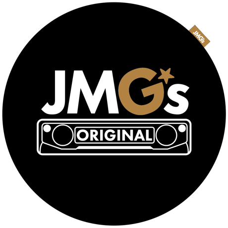 ジムニー用 スペアタイヤカバー JMG's ロゴ入り ブラック