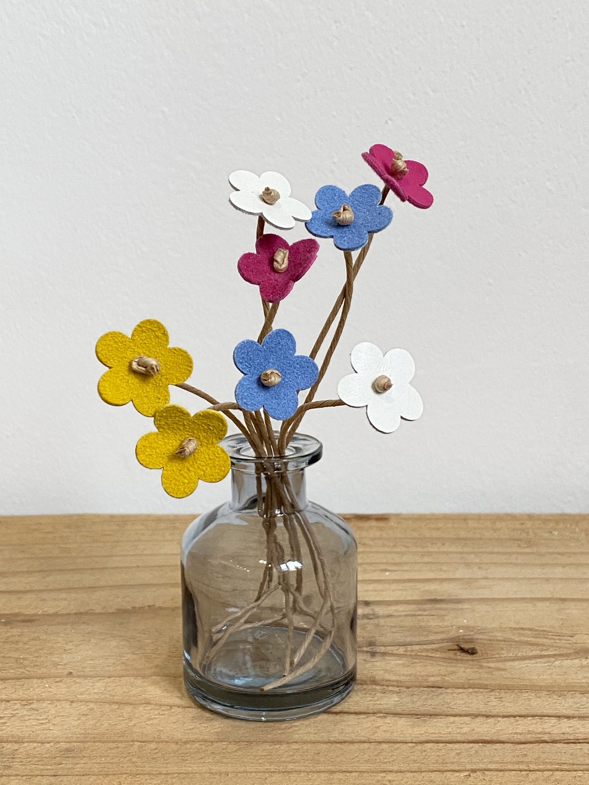 レザーフラワー #1 公園に咲いていそうな花 60枚 | SHOESbakery