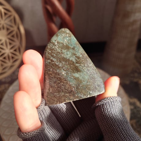 ルビーインゾサイトマリア様No111 ルビーインゾイサイト丸玉