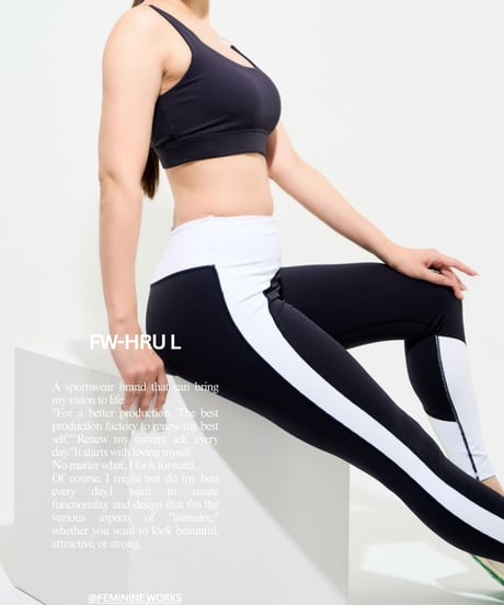 De belles courbes Actif Leggings