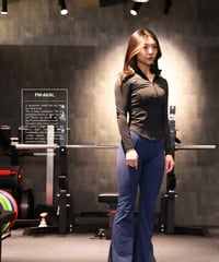 Demi-zip ajusté long