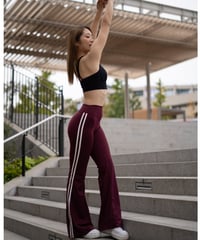 Deux lignes flare Leggings