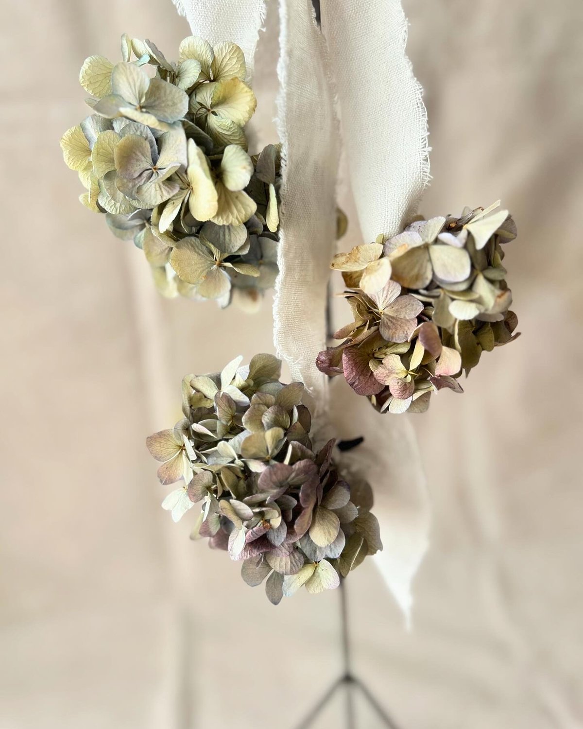 秋色紫陽花 ゆらゆらモビール | m.m fleur 