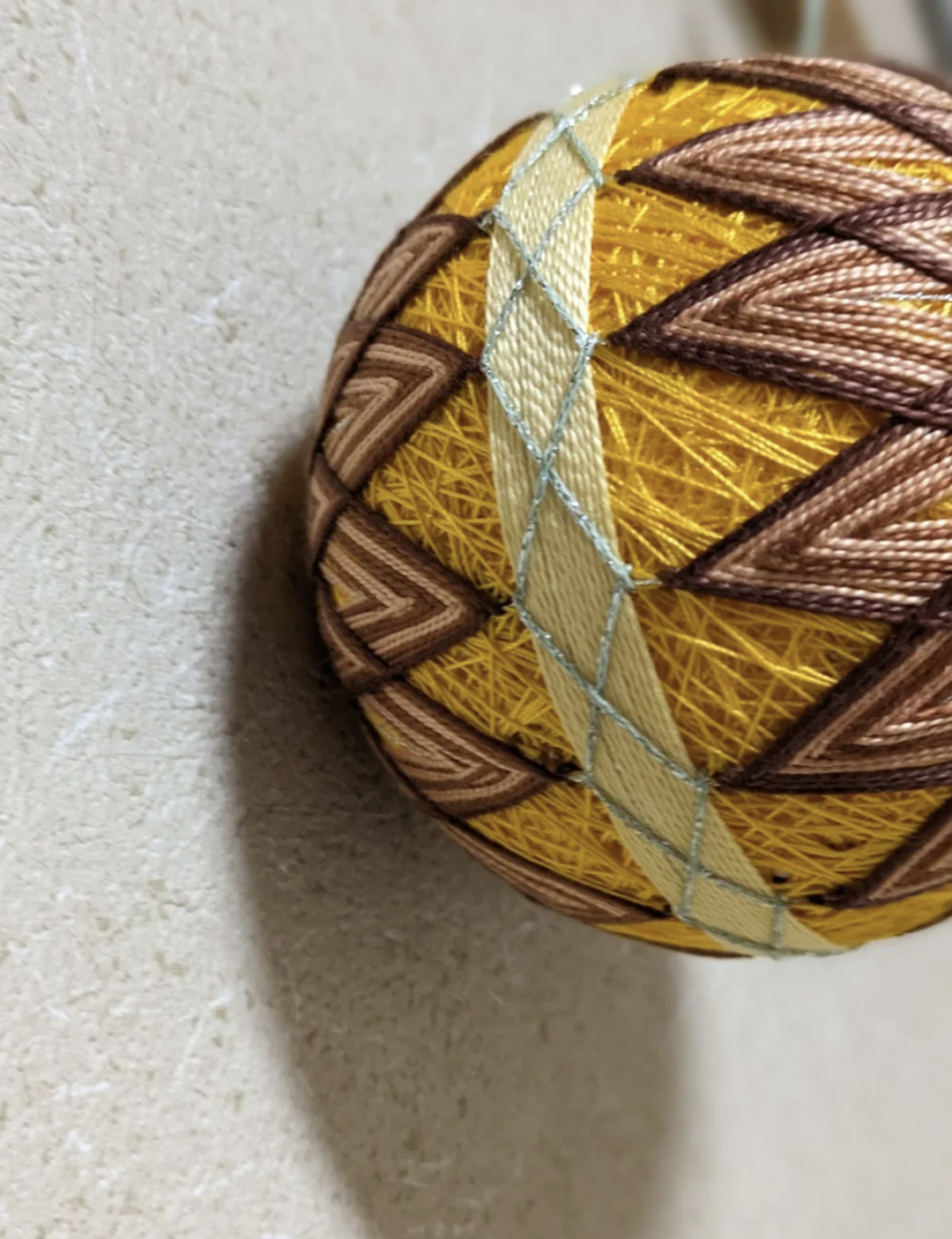 手鞠 手毬 てまり 金彩 オーガンジー ハンドメイド | ヤマダウェブコム