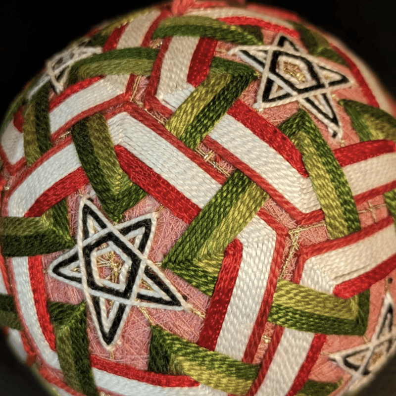 お取り置き中手鞠手毬てまりクリスマスオーナメント