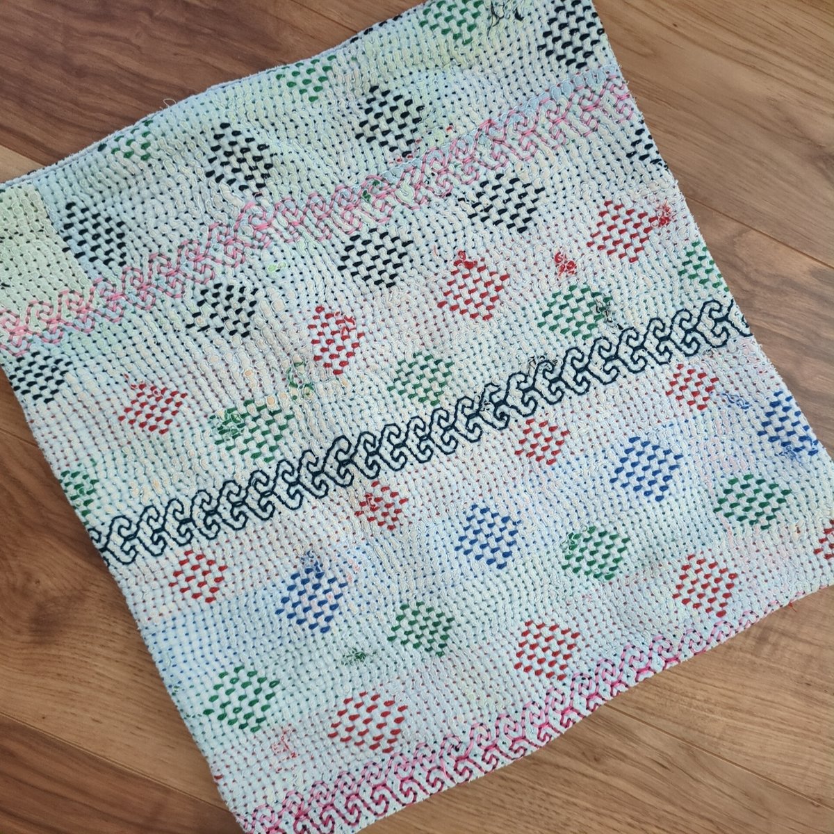 ラリーキルト ヴィンテージカンタ クッションカバー ダイヤ柄 27 | Adlang