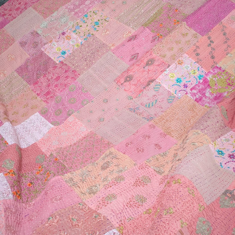 カンバディアキルト♡pastelpink single ご予約品【L】激可愛い