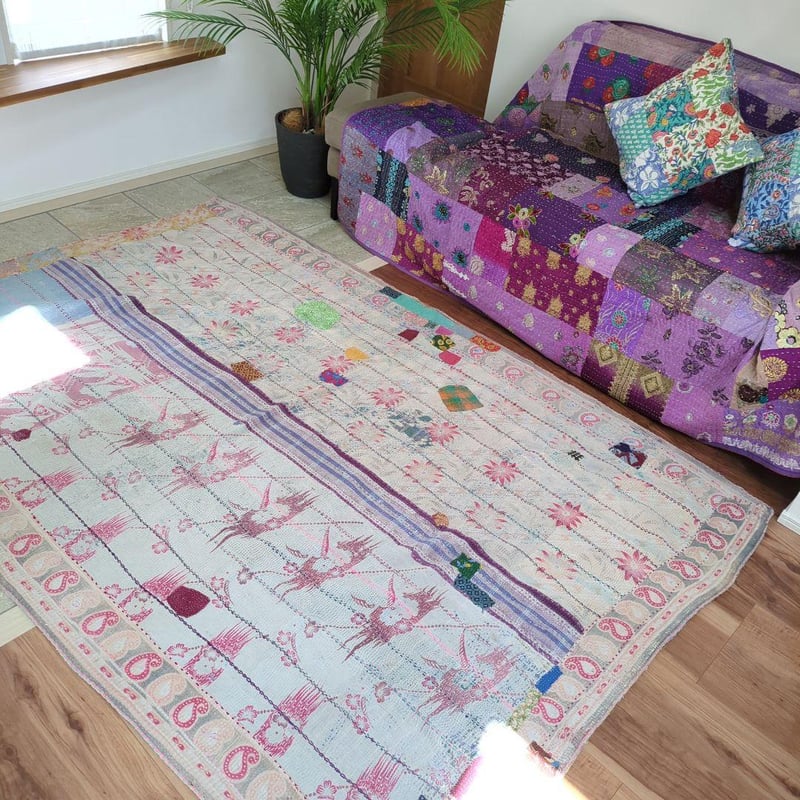 花いっぱい ラリーキルト ヴィンテージカンタ 118 | Adlang