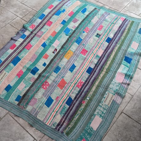 vintageカンタキルトラグ ラリーキルト ラグ ヴィンテージ カンタ No.191- ボーホー