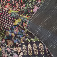 【M】パッチワーク　ヒョウ柄プリント　カンタキルト　368