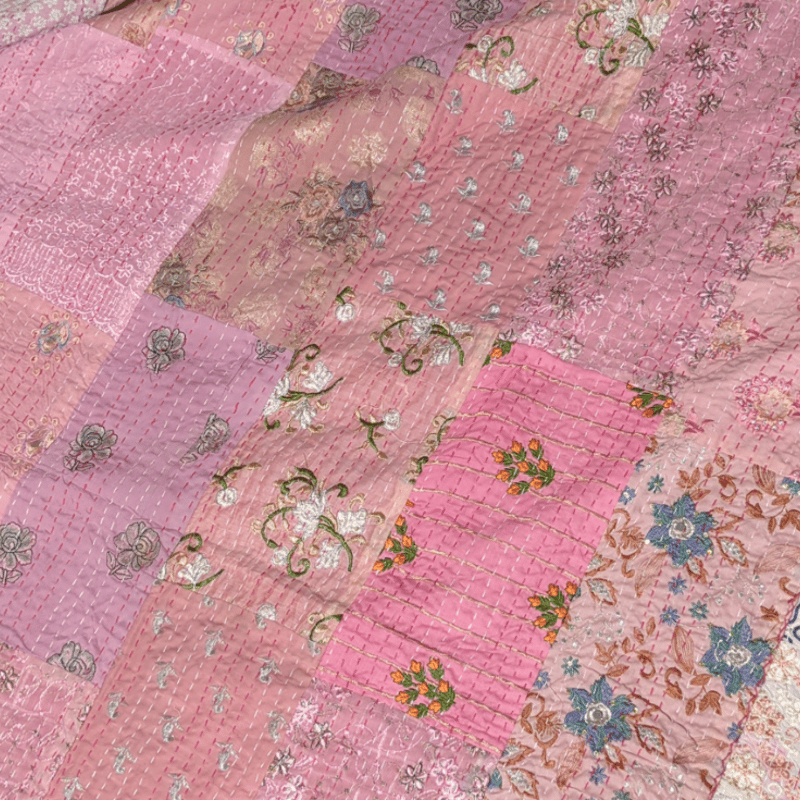 カンバディアキルト♡pastelpink single カンバディアキルト♡pastelpink single