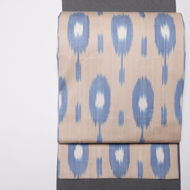 ウズベキスタン絣 木綿名古屋帯 | 彩布