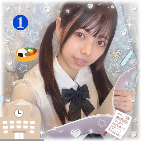 もしも、からあげが同じクラスだったら…新学期制服チェキ📚