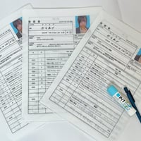 からあげ生誕祭オリジナルグッズ🎂【からあげ履歴書クリアファイル】