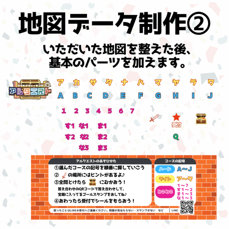 アルクエストスクール：地図制作