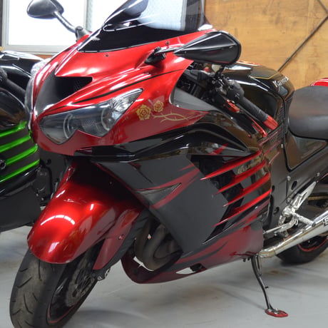 ZX-14R専用アイラインデカール(ソリッドカラー)