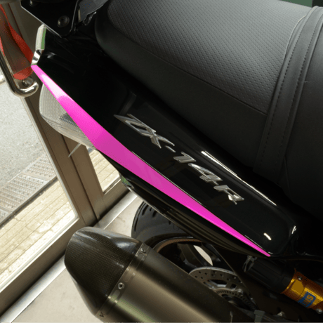 ZX-14R/ZZR1400専用シートカウルデカール(ソリッドカラー)