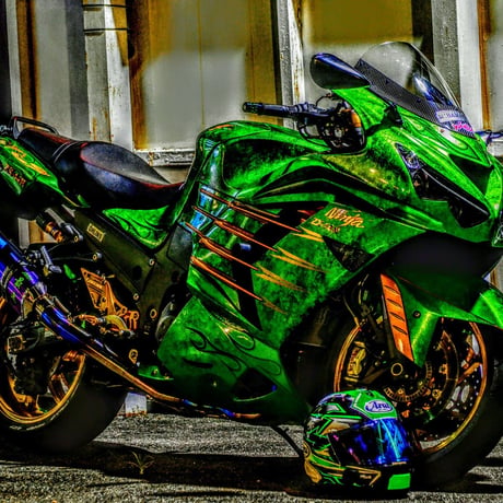ZX-14R専用延長デカール(メタリックカラー)