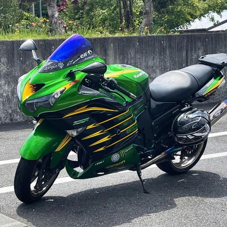 ZX-14R専用延長デカール(ソリッドカラー)
