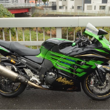 ZX-14R/ZZR1400専用シートカウルデカール(ソリッドカラー)