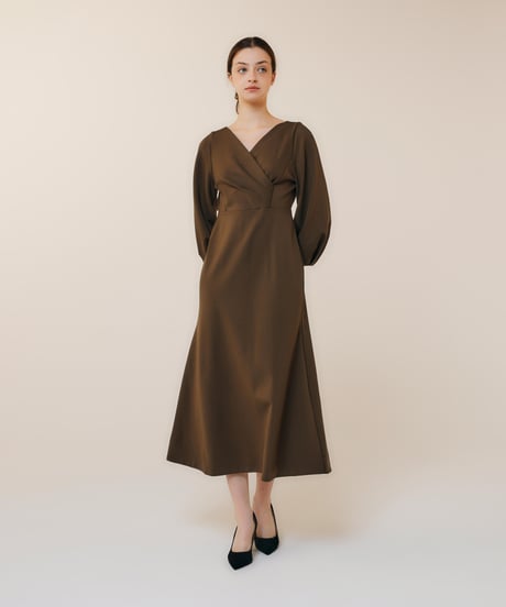 cachecoeur dress  [brown]